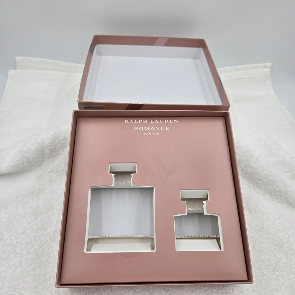 Ralph Lauren Romance EMPTY Gift Set Boxes Craft Supply Upcycle Decoupage Decor